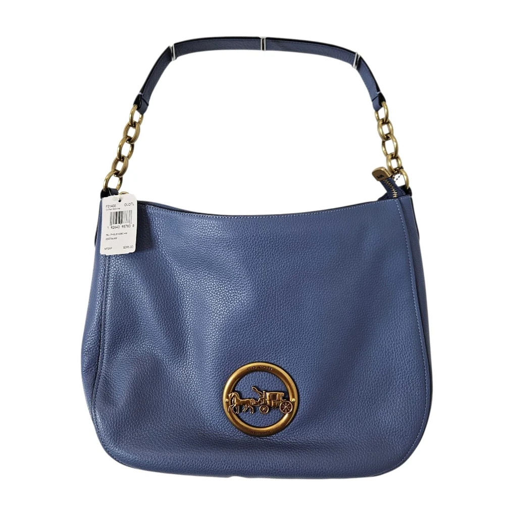 Coach Elle Hobo F31400 Pebble Leather Shoulder/Crossbody Bag‎ Purse